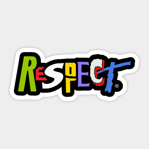RESPECT Horror Sticker by andres_abel